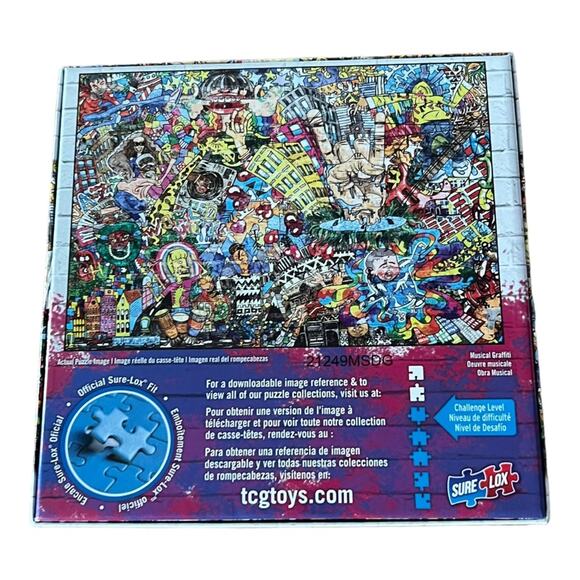 Street Murals Graffiti 1000 Pieces Jigsaw Puzzle - Picture 2 of 5